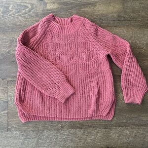 Old Navy Girls Rose Knit Sweater